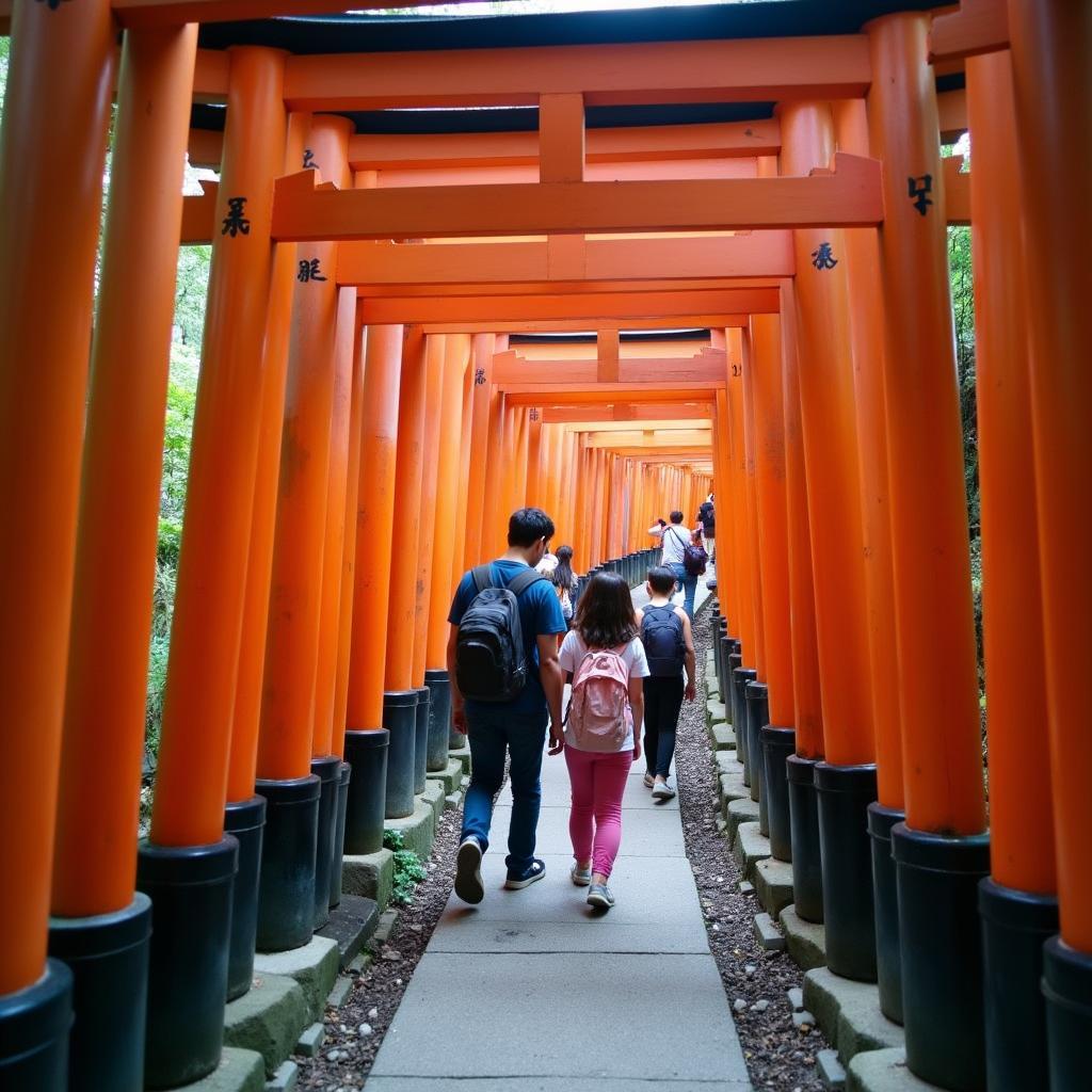 Exploring the ancient temples and vibrant streets of Kyoto with a Jay Meldi tour guide.