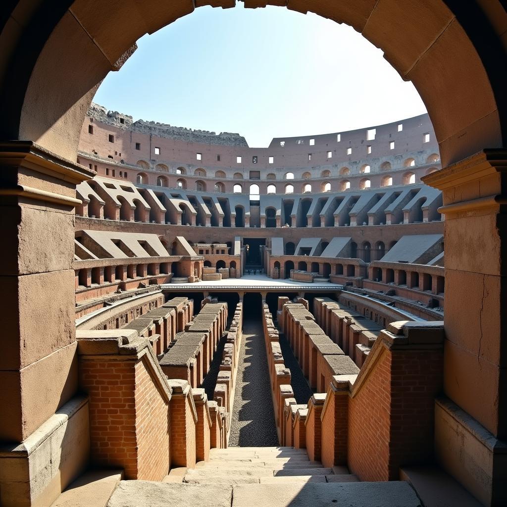 Exploring the Colosseum Interior