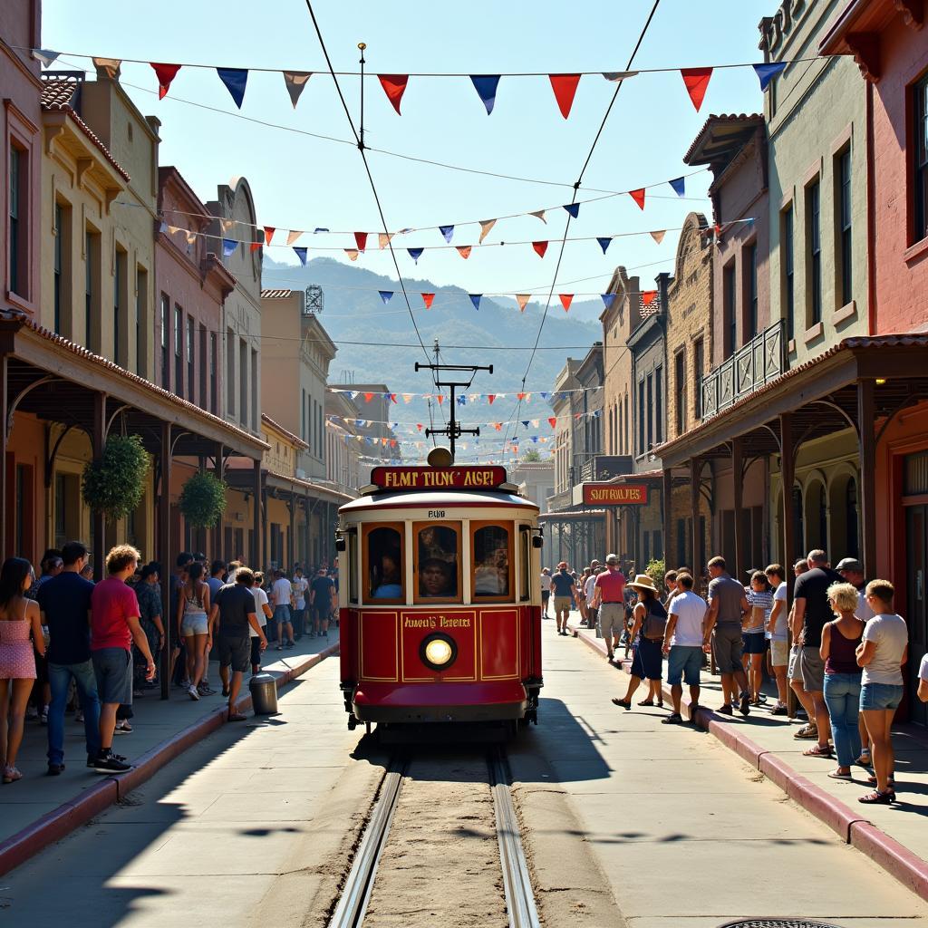 Exploring the Backlot of a Film City