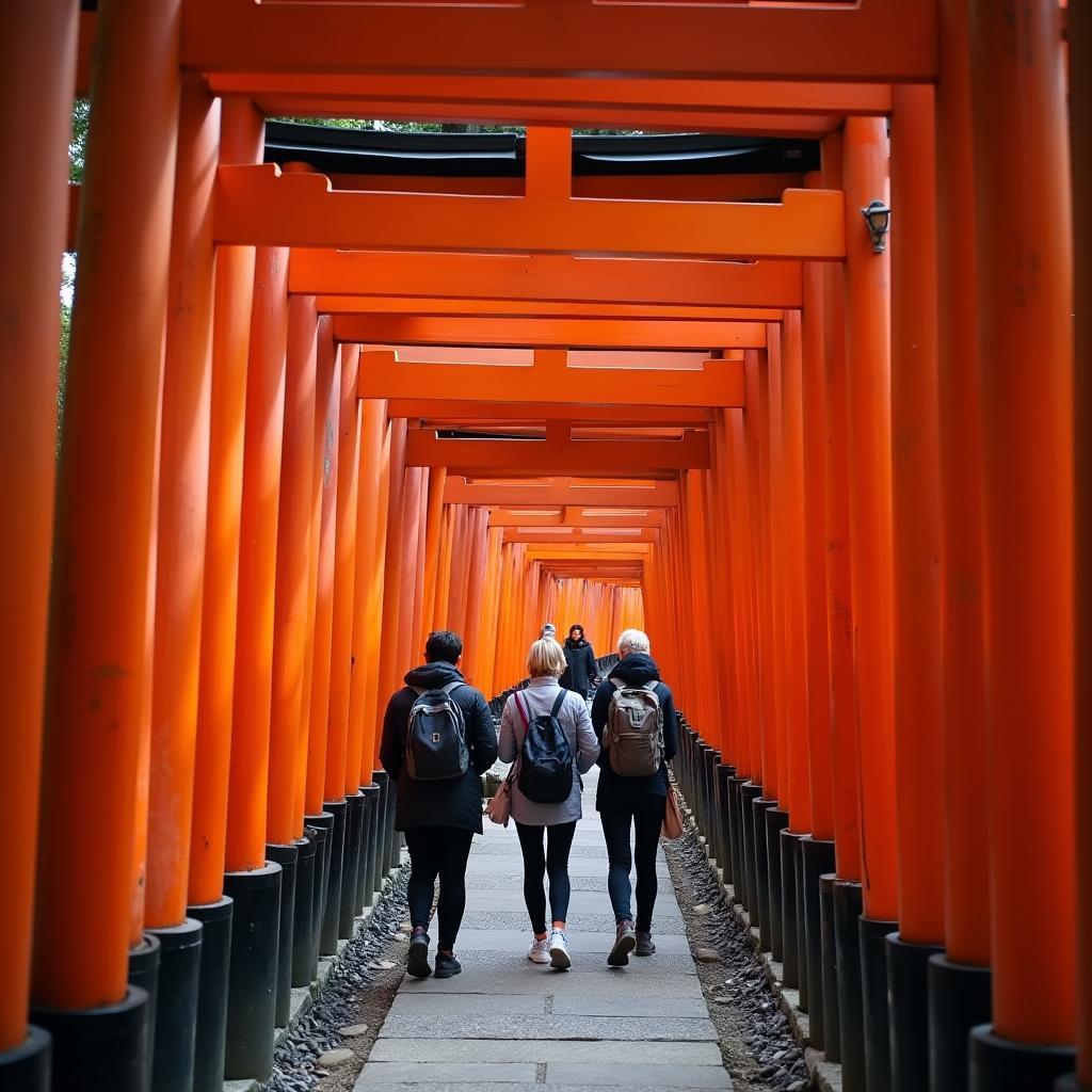 Exploring Fushimi Inari Shrine with Sanskar Tours