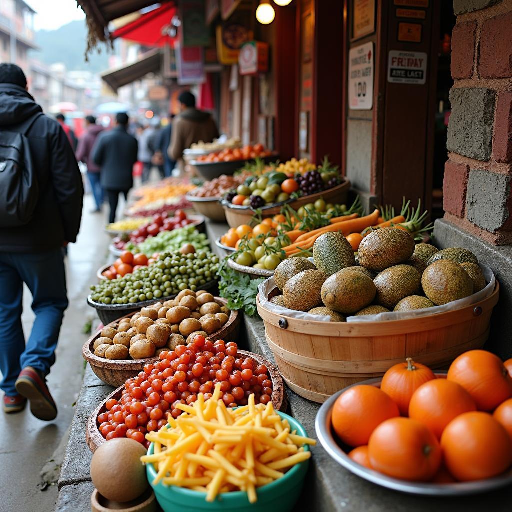 Gangtok Local Markets and Cuisine