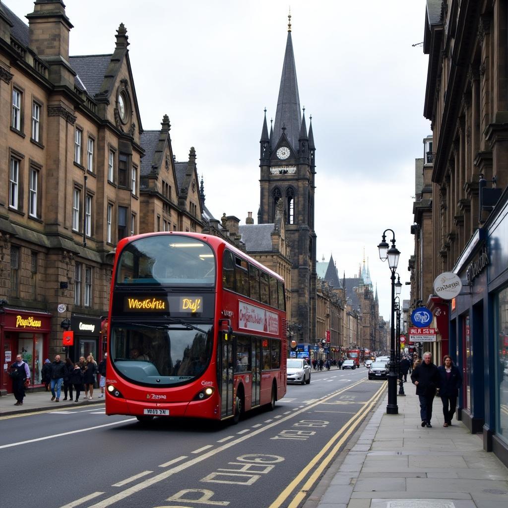 Hop on Hop Off Bus Tour in Glasgow City Center