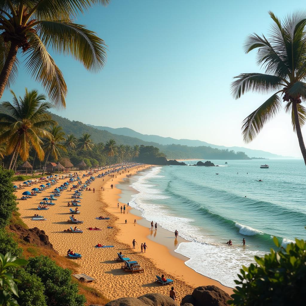 Goa Beaches Basking in Winter Sunshine