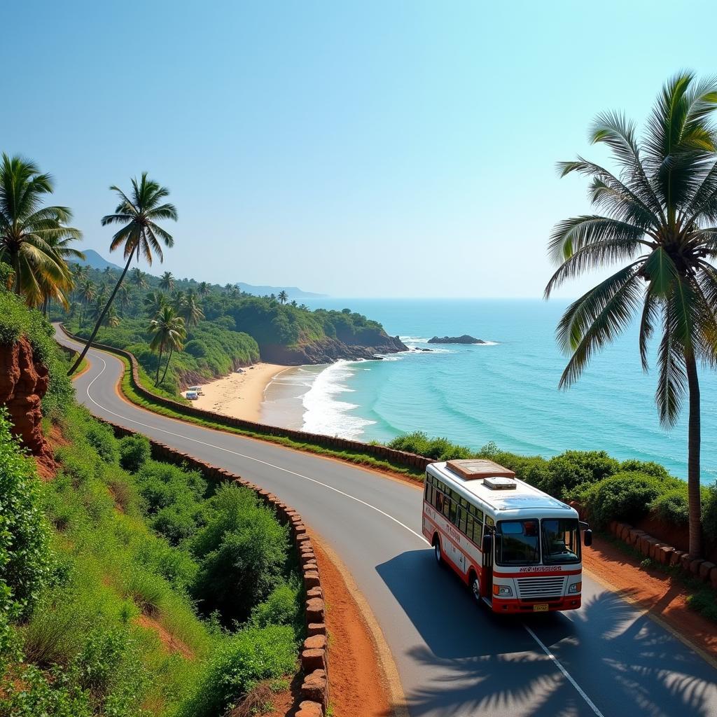 Goa Hop On Hop Off Bus Tour with Beach View