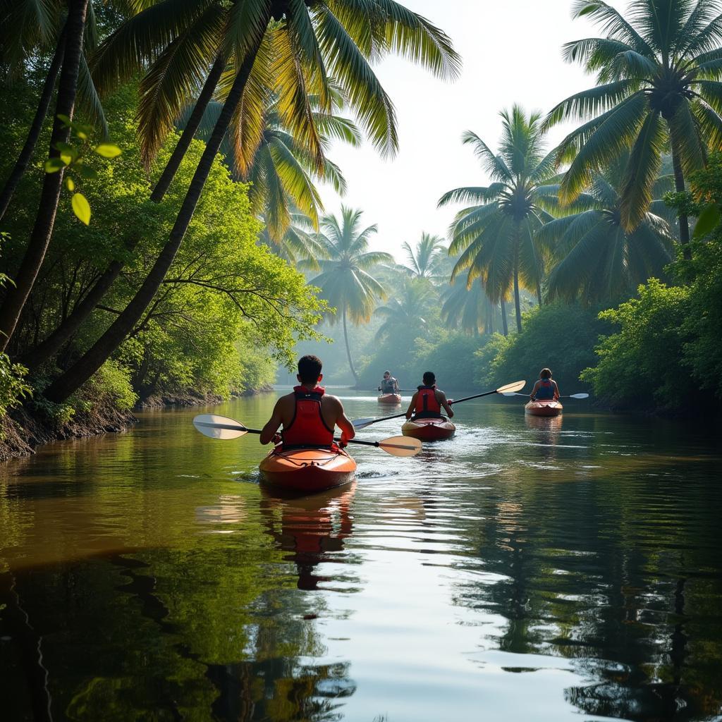 Kayaking Through the Serene Backwaters of Goa