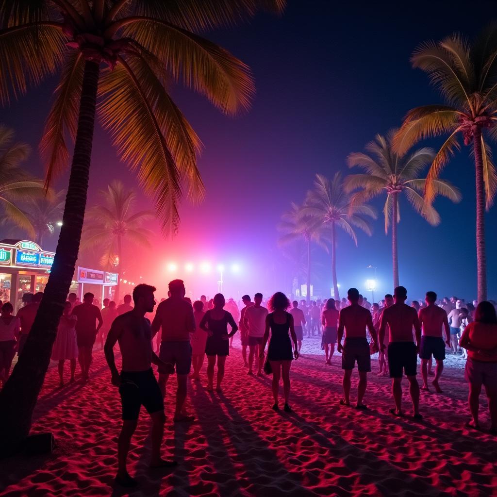 Beach Party under the Stars in Goa