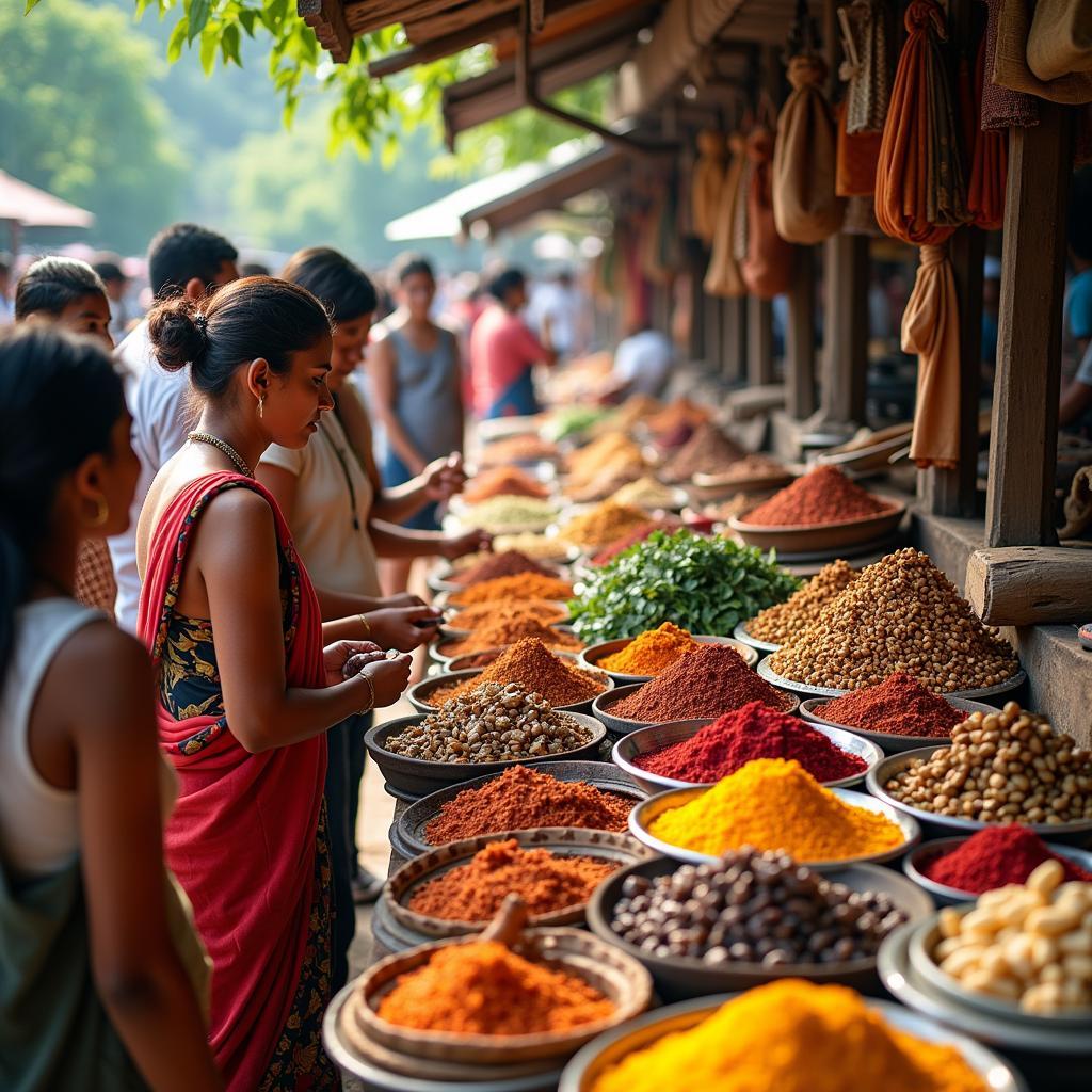 Experiencing the vibrant local markets and fragrant spice farms of Goa on foot