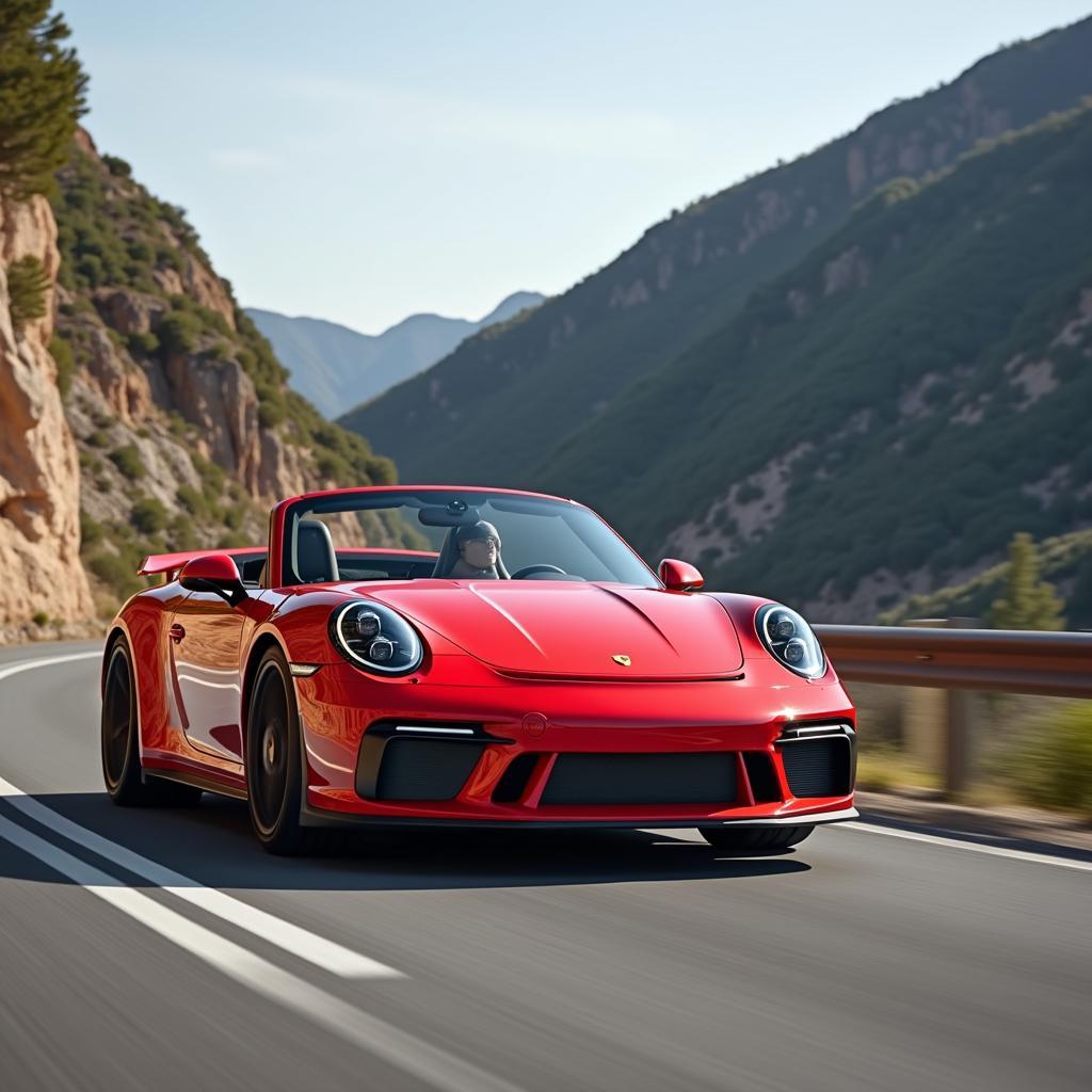 GT3 Touring on Mountain Road