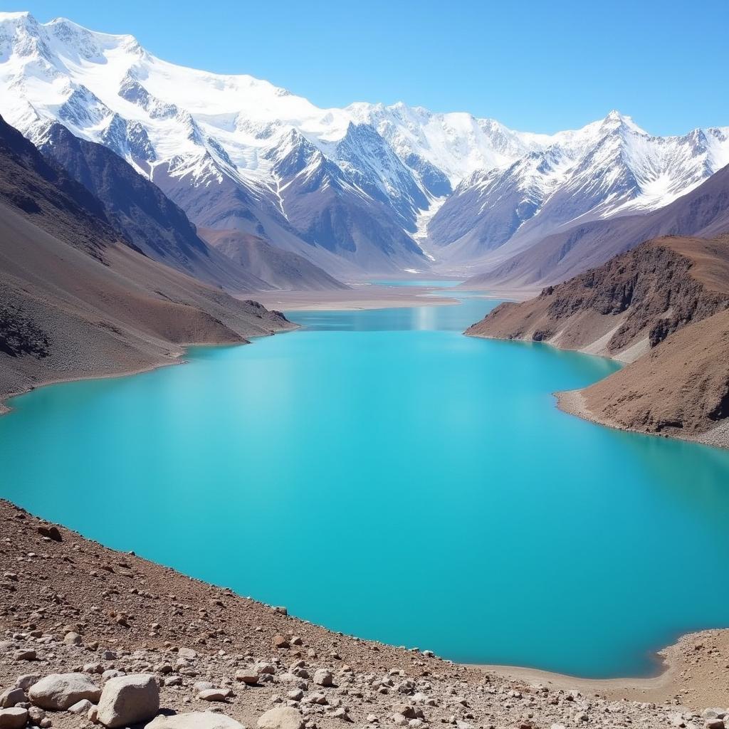 Breathtaking High-Altitude Scenery of Gurudongmar Lake