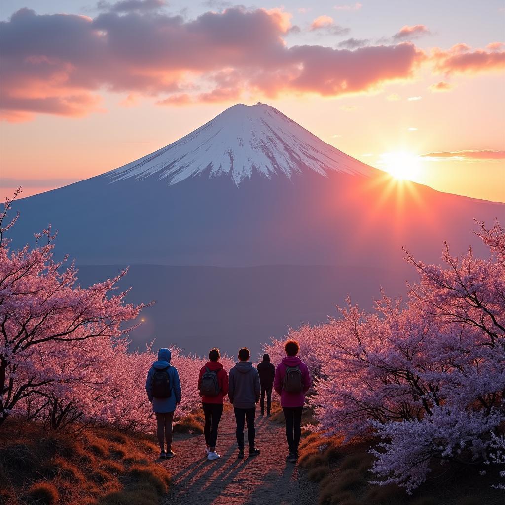 Hakimi Tours: Witnessing Mount Fuji Sunrise