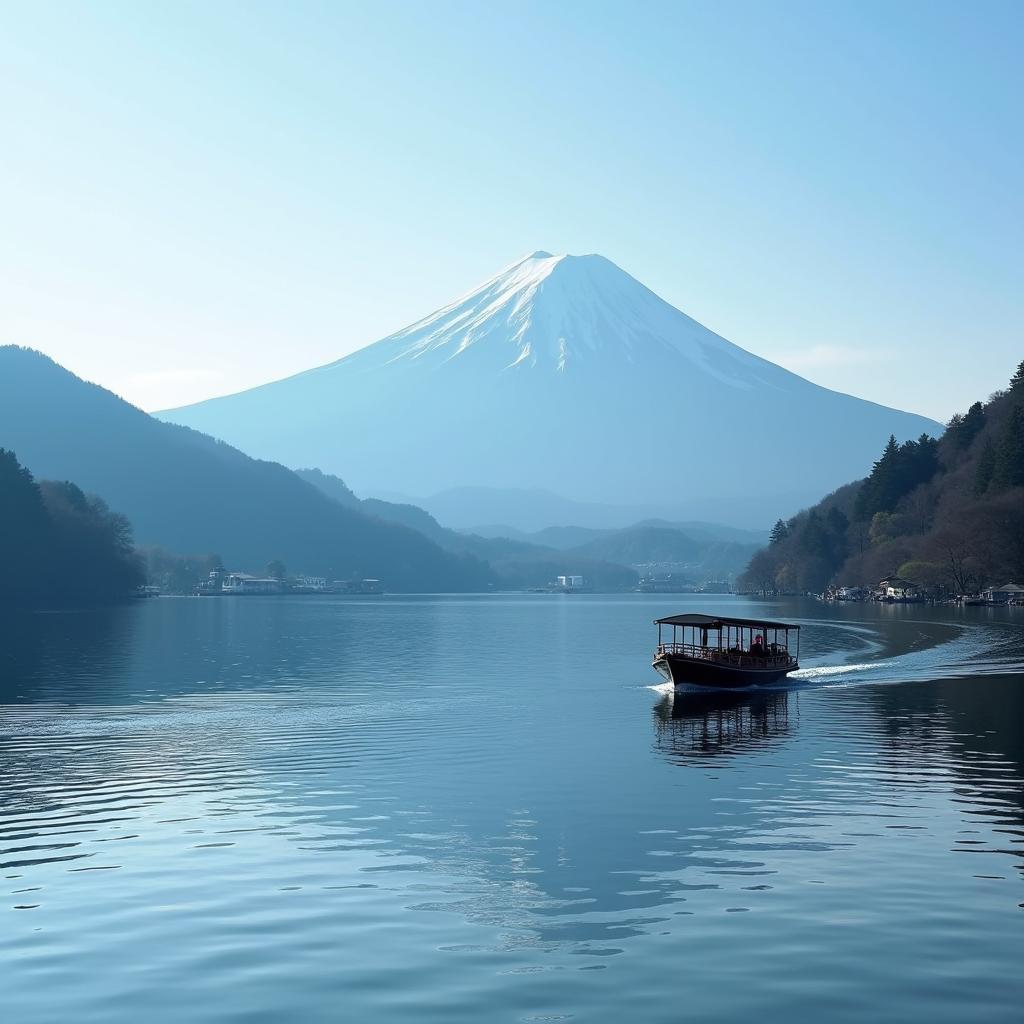 Hakone Japan with Mount Fuji View