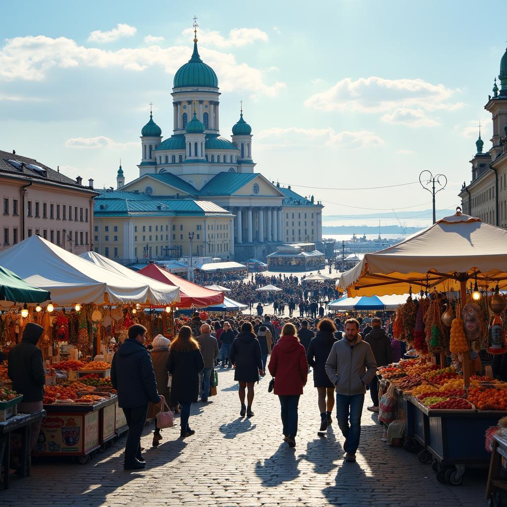 Helsinki Market Square Tour