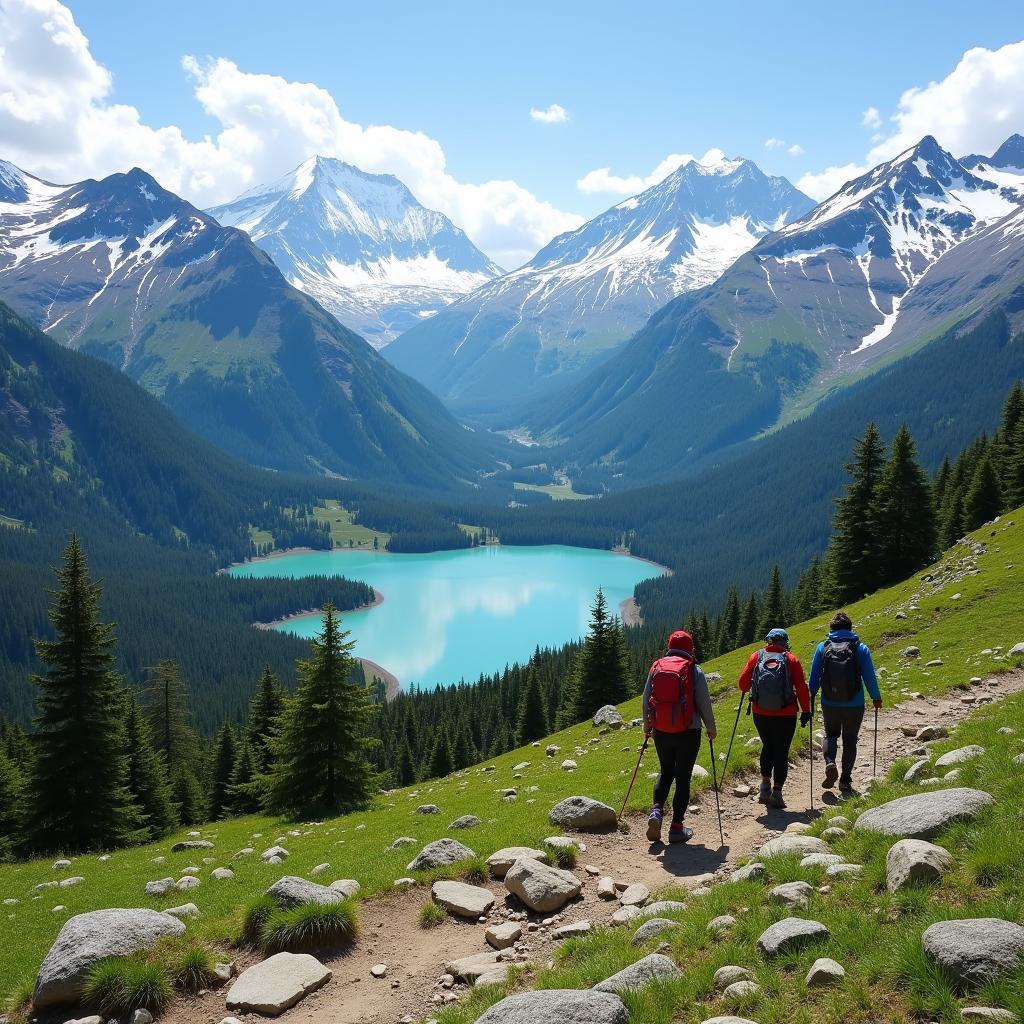 Hiking in the Japanese Alps