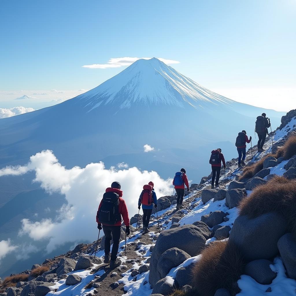 Hiking the majestic Mount Fuji