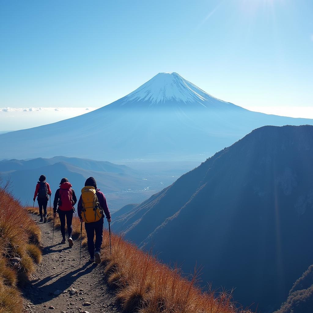 Hiking to the Summit of Mount Fuji