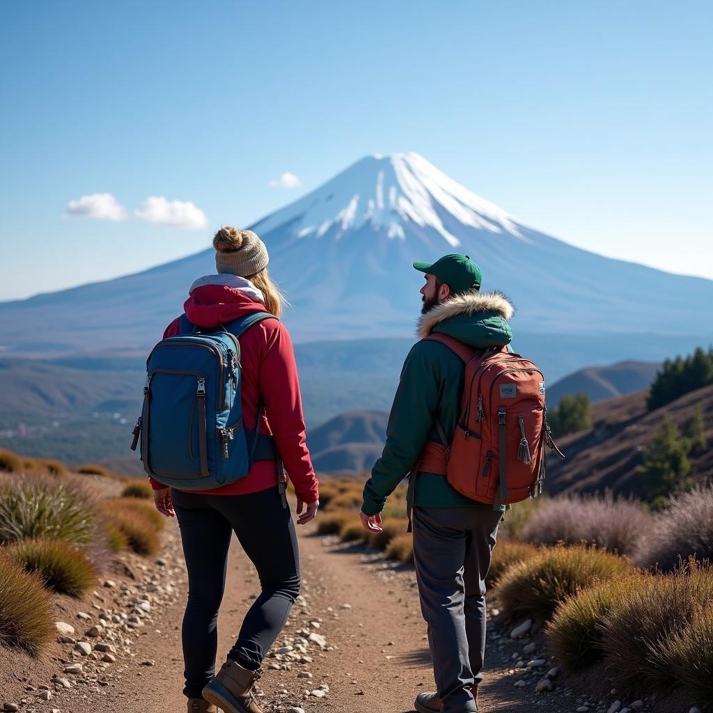 Hiking Mount Fuji on a Safari Duo Tour