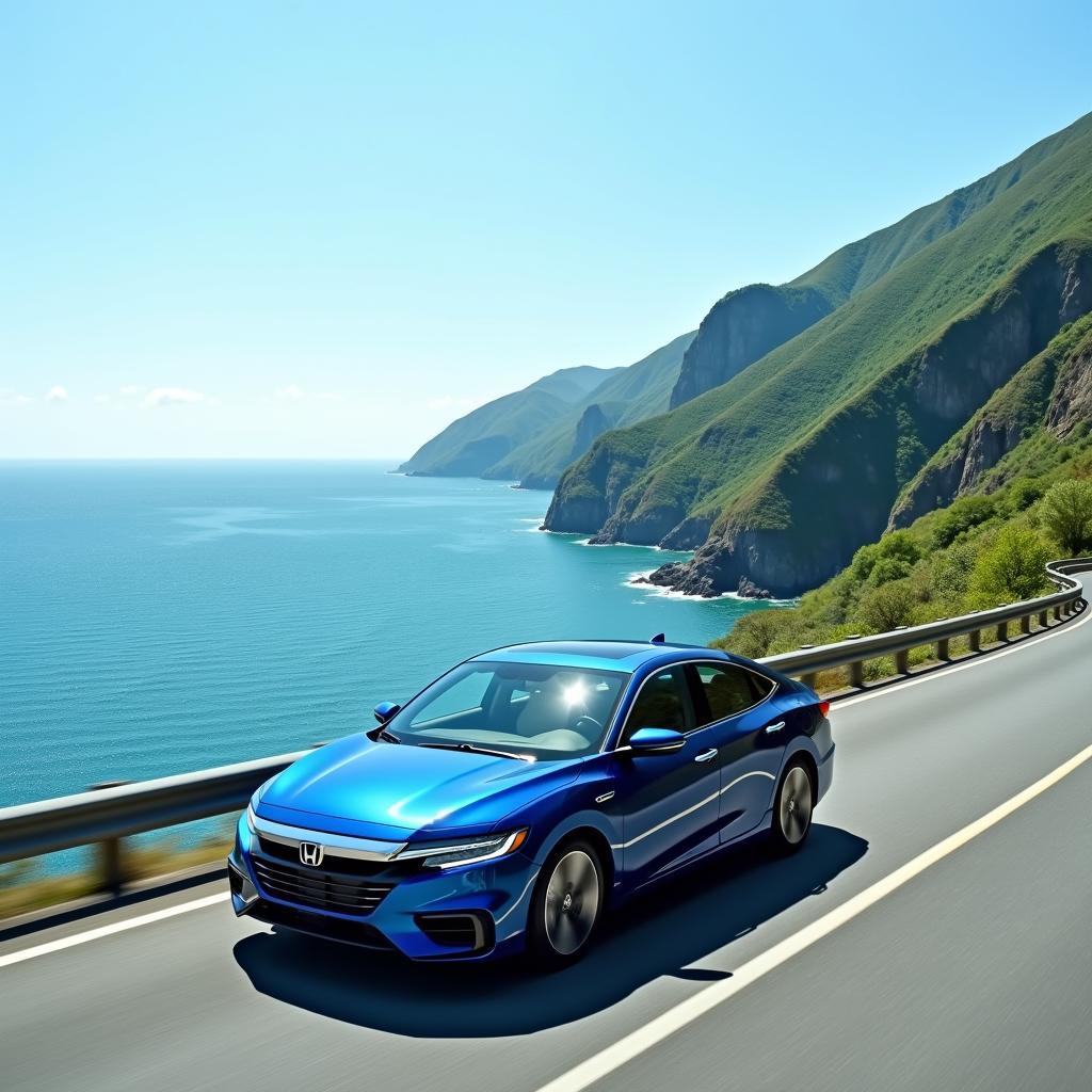 Cruising Japan's Coastal Highway in a Honda Insight Touring