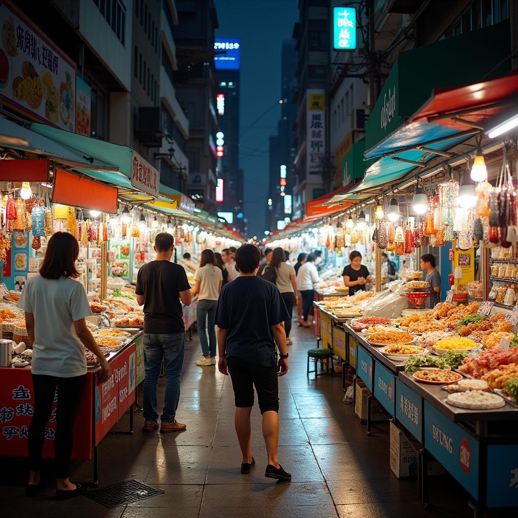 Hong Kong City Tour: Exploring the vibrant street markets of Kowloon at night