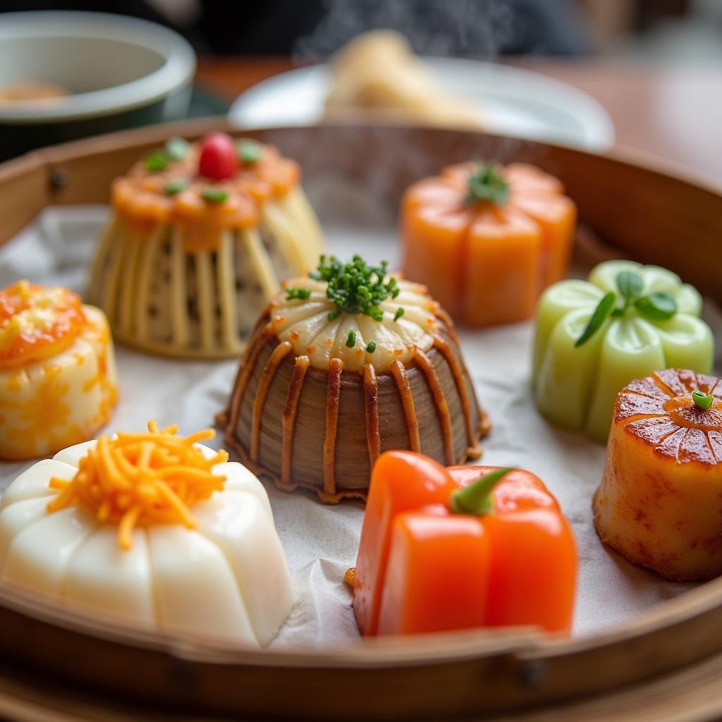 Assortment of Dim Sum in Hong Kong