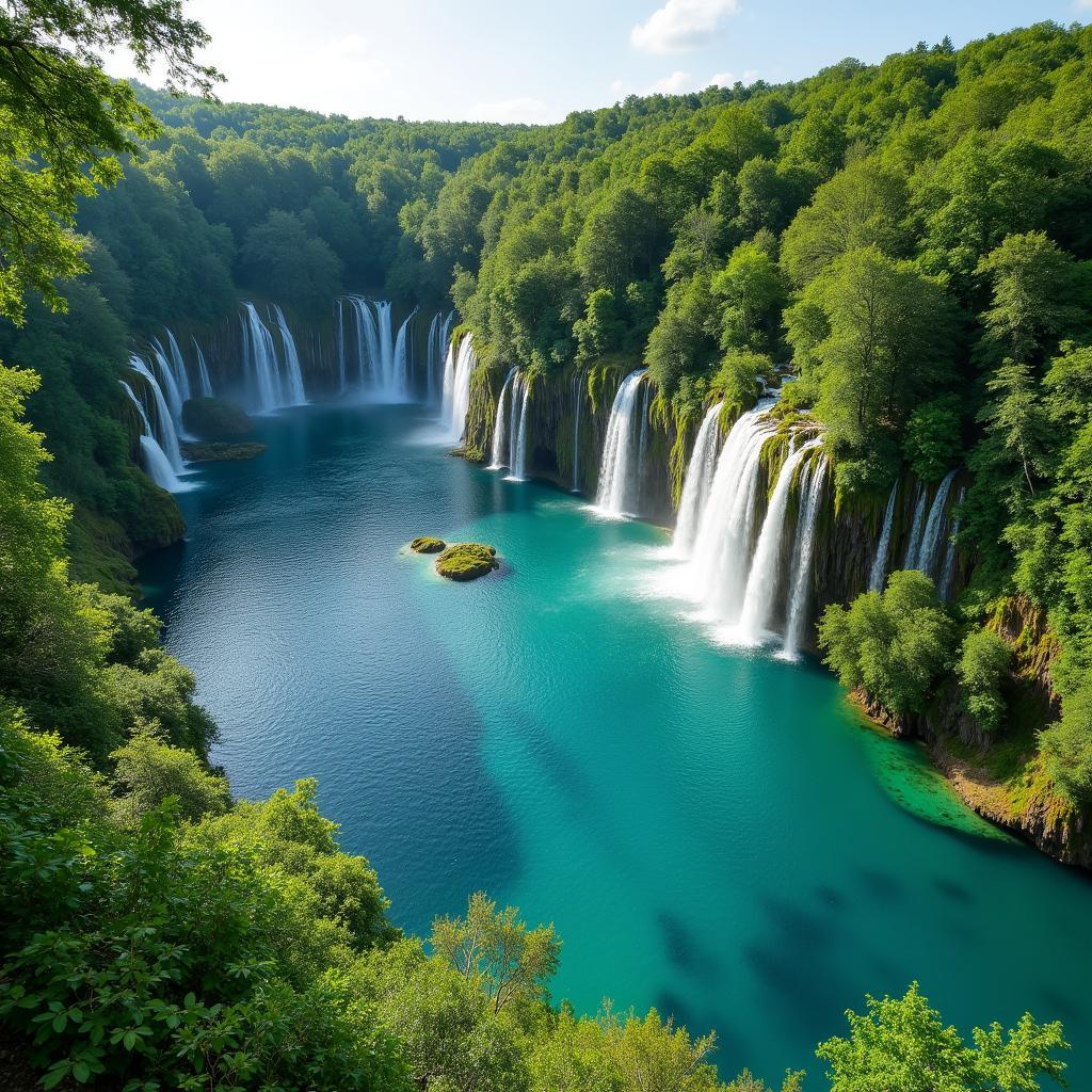 Plitvice Lakes National Park in Croatia