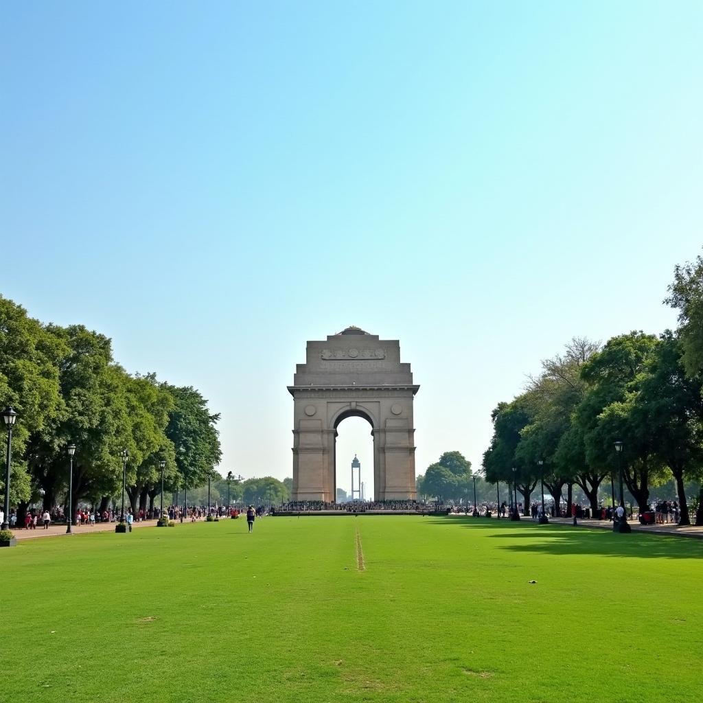 India Gate in New Delhi during a 3-day tour