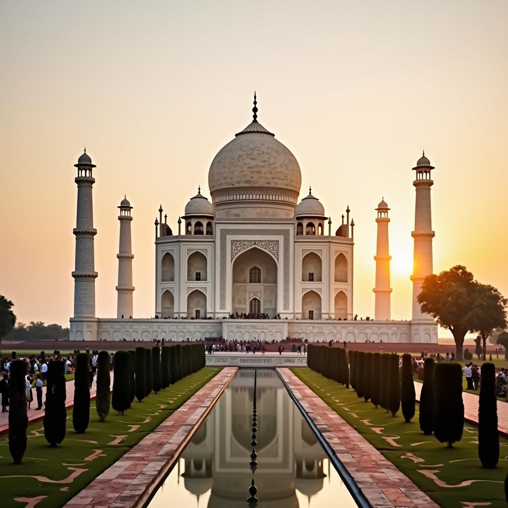 Taj Mahal at Sunrise