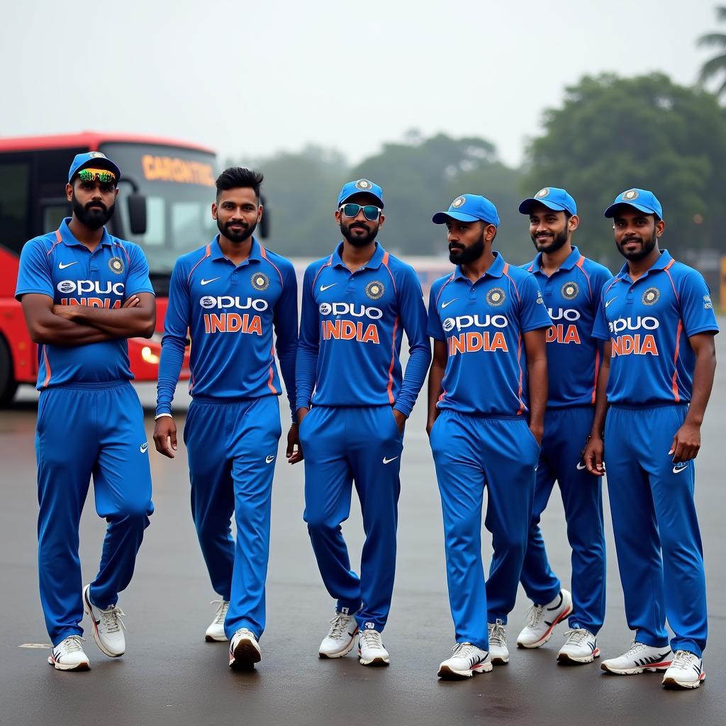 Indian Cricket Squad in Sri Lanka