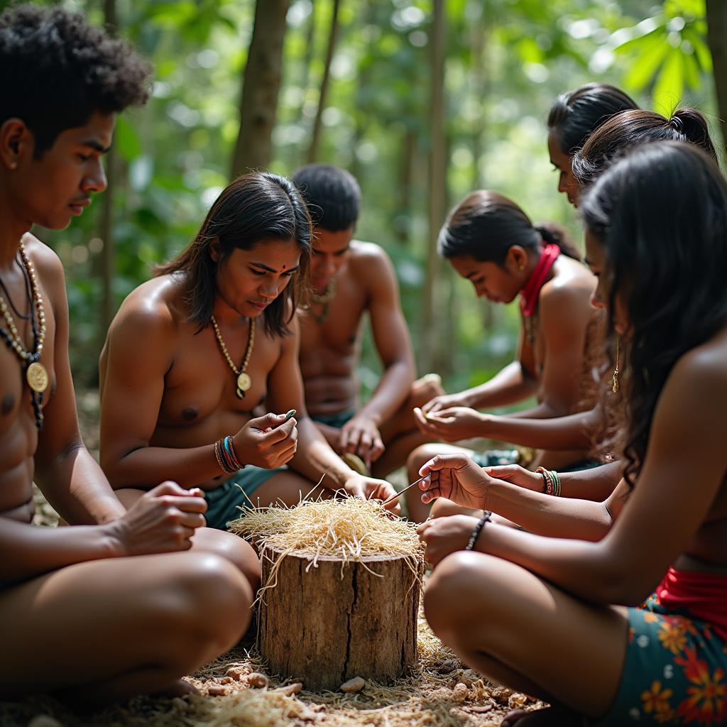 Indigenous Community Amazon Rainforest Manaus