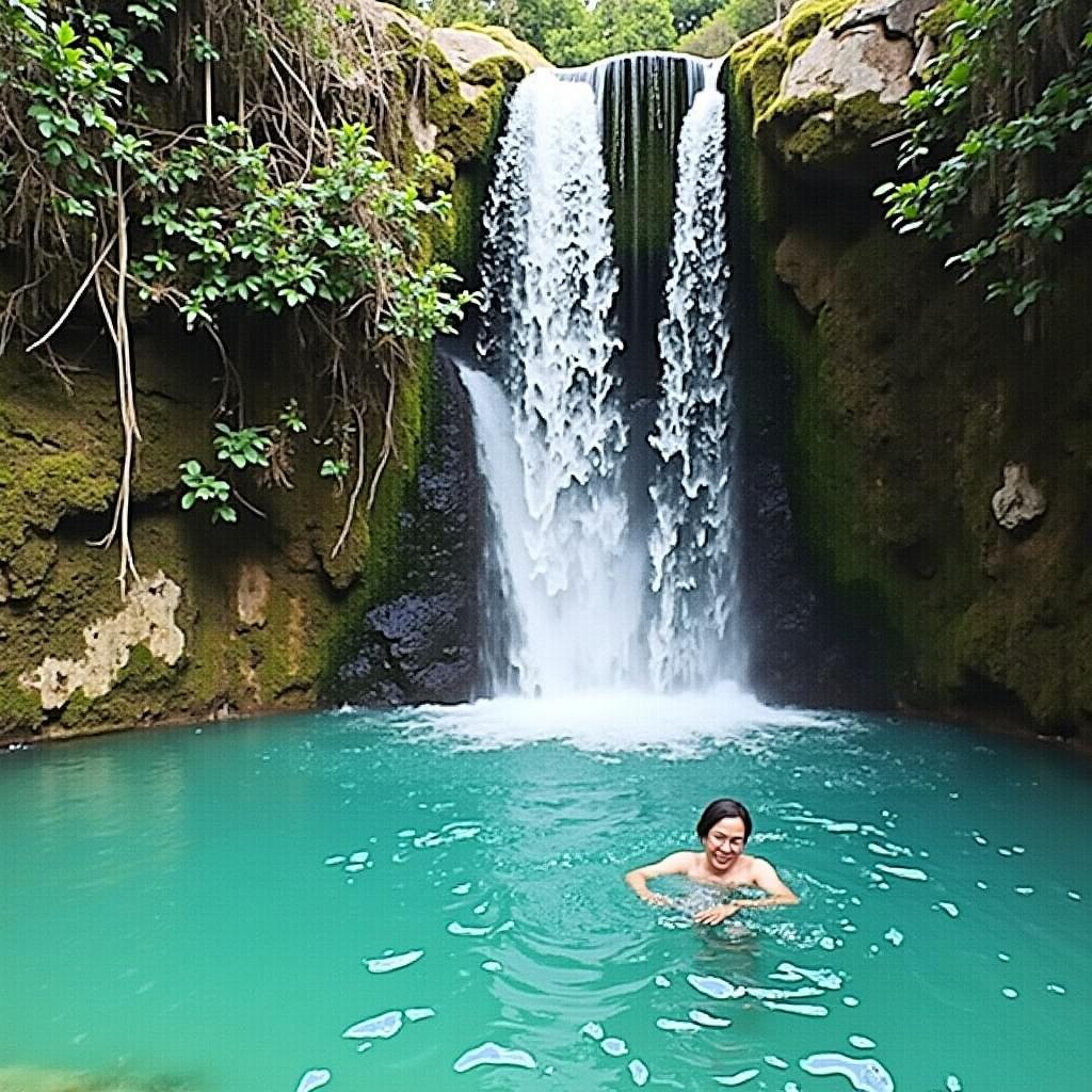 Swimming in the Fairy Pools on the Isle of Skye