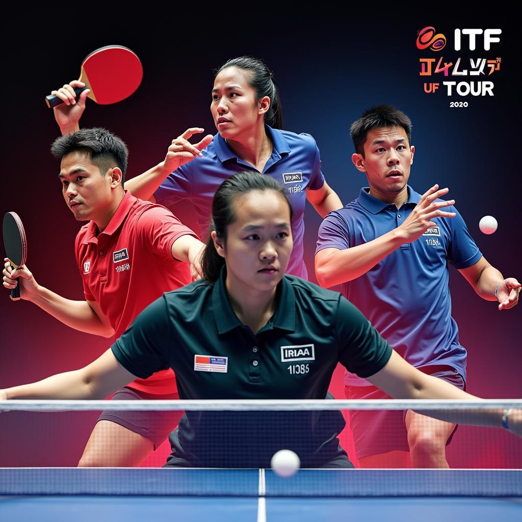 Top Table Tennis Players Competing at the ITTF World Tour 2020