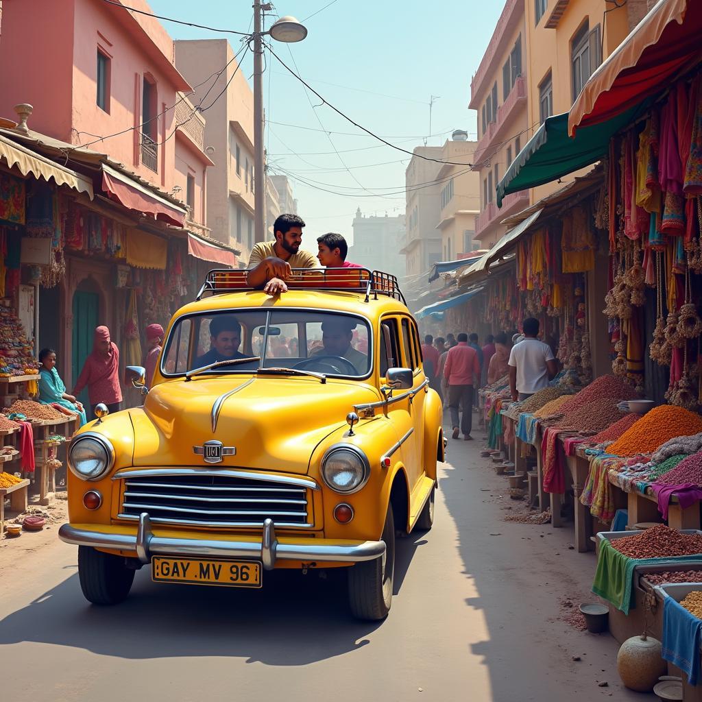 Jaipur City Tour Cab Exploring Local Markets