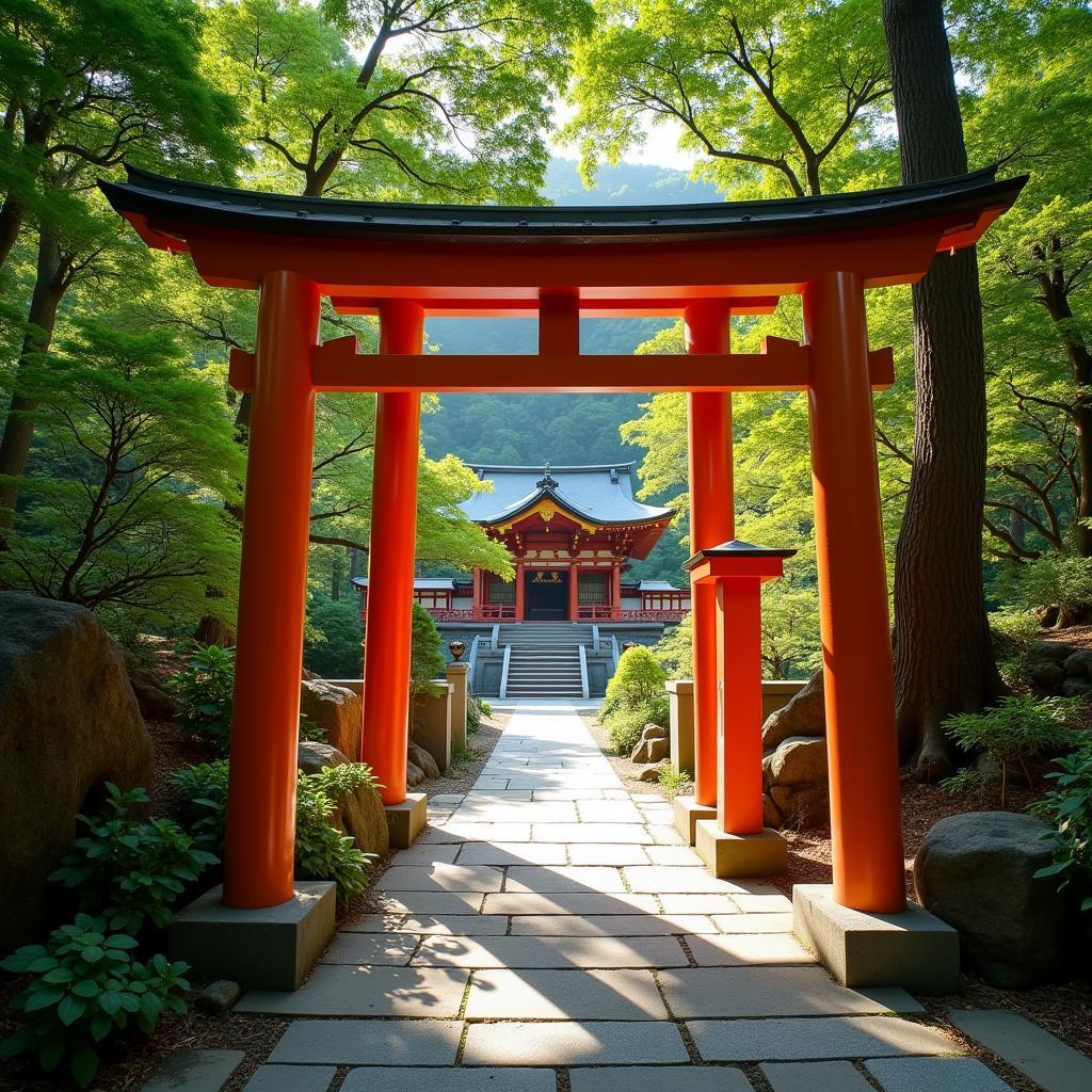 Exploring ancient temples in Japan