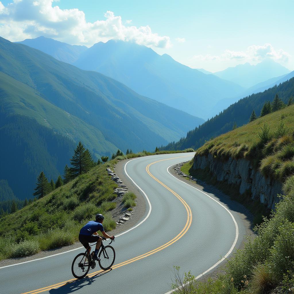 Cycling through the Majestic Japanese Alps