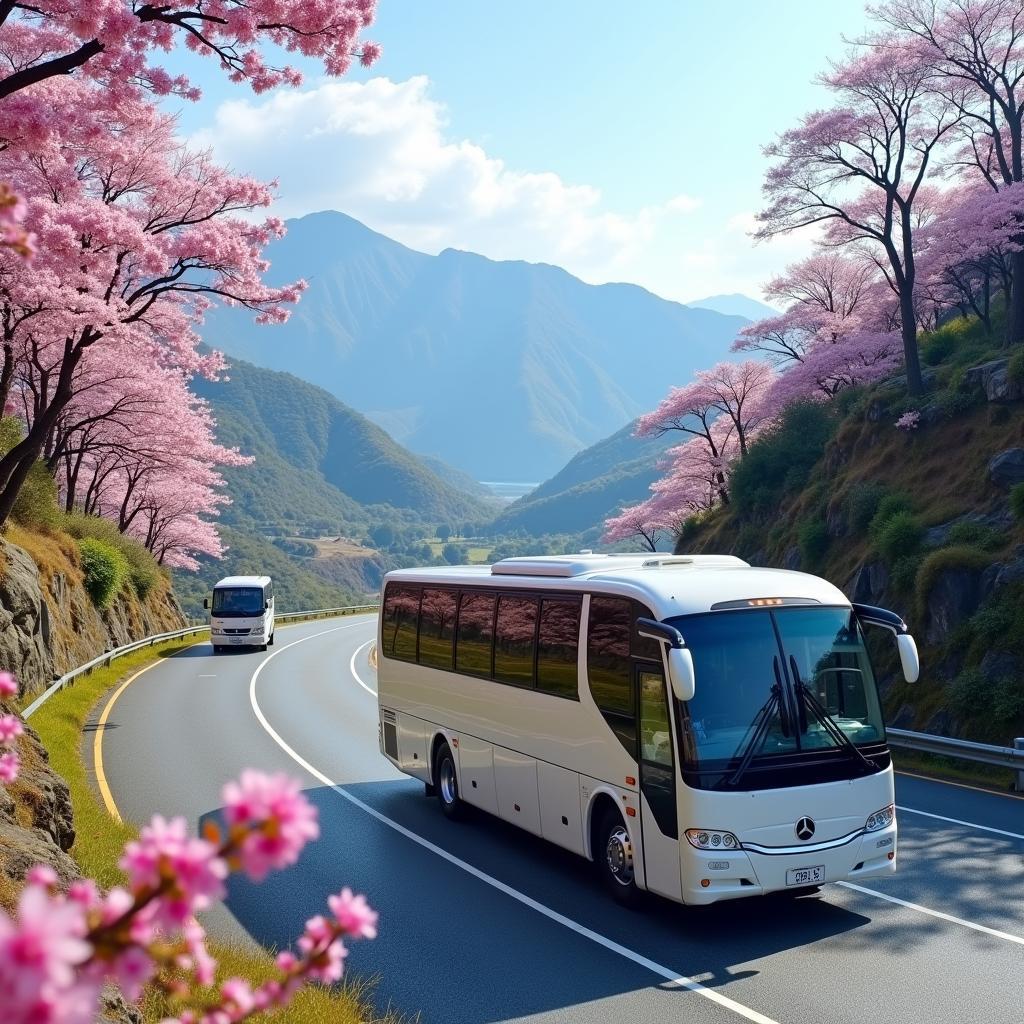 Japan Bus Tour: Scenic Route