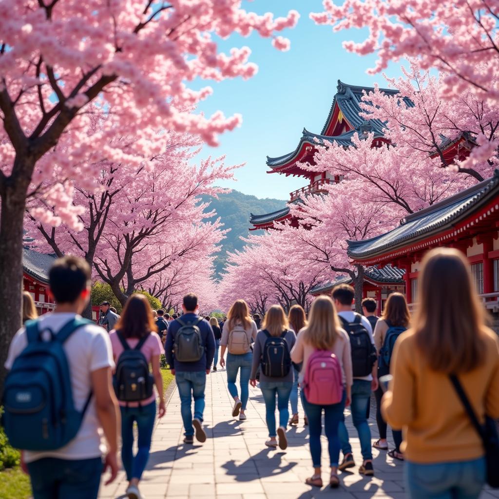 Experience the magic of Japan's cherry blossom season with Magic Tours & Holidays