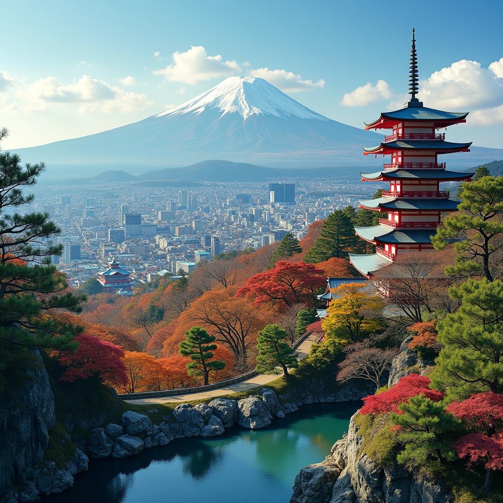 Japan's Diverse Landscapes: From Ancient Temples to Modern Cityscapes