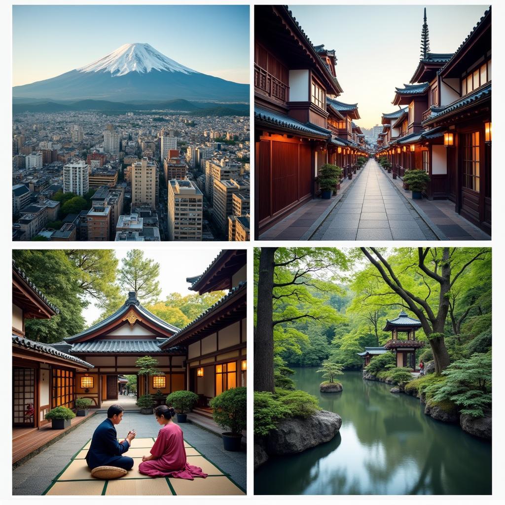 Exploring Japan's Diverse Landscapes: From bustling cityscapes to serene mountains, a tour operator can curate a personalized itinerary for your interests.