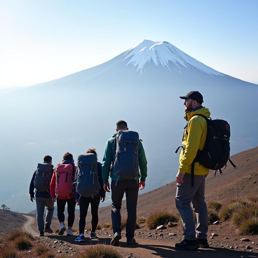 Hiking Mount Fuji with Khalid Tours