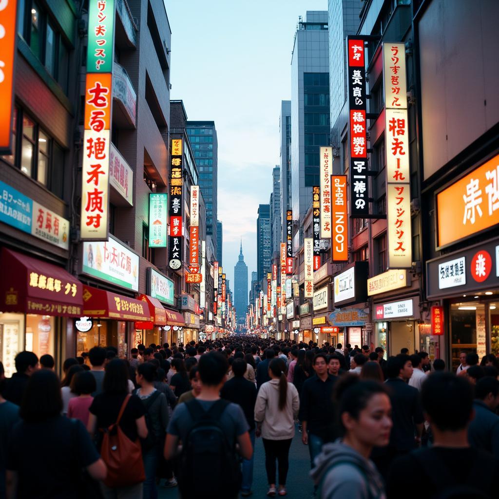 Exploring the vibrant streets of Tokyo on a loud and clear tour