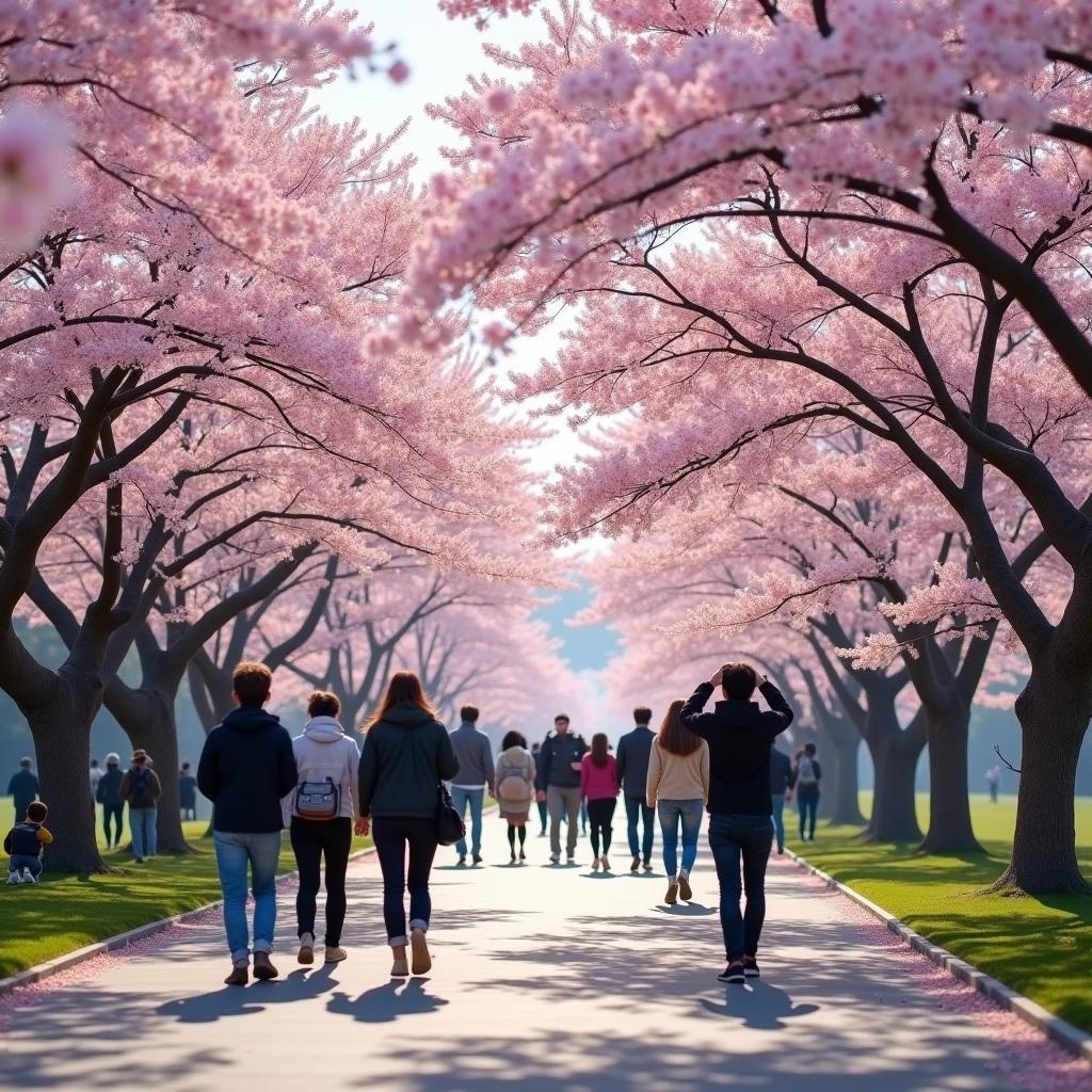 Experiencing the cherry blossom season in Japan with a made easy tour.