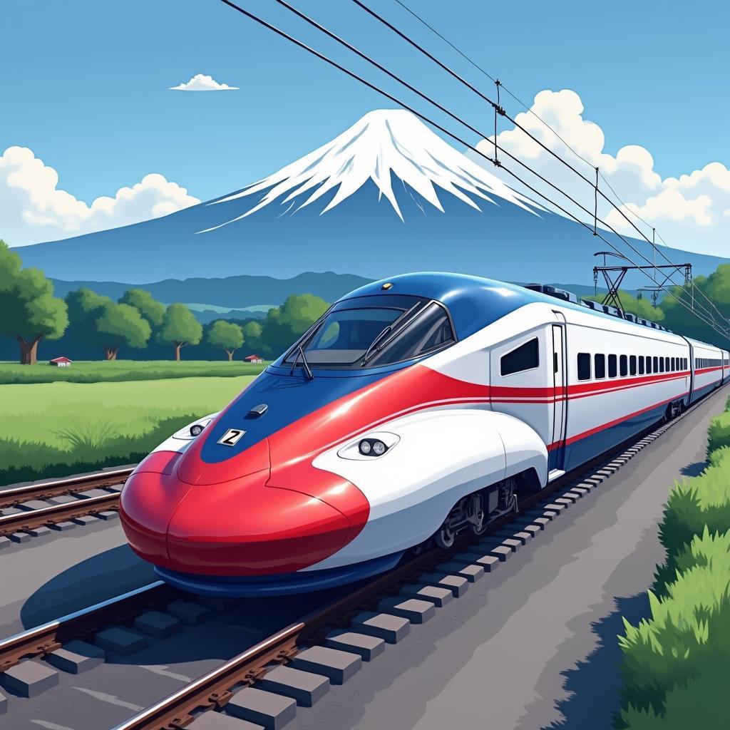 Riding the Shinkansen bullet train in Japan