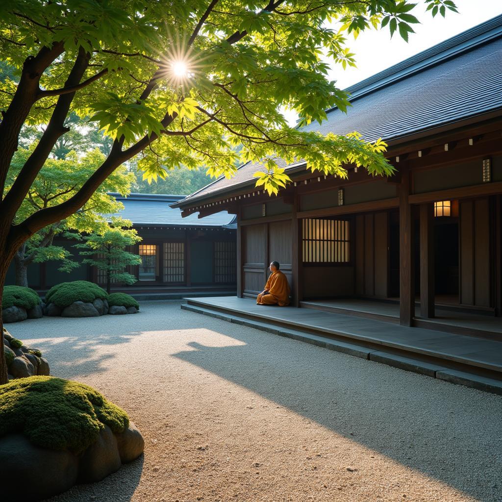 Japan Temple: Serenity and Meditation