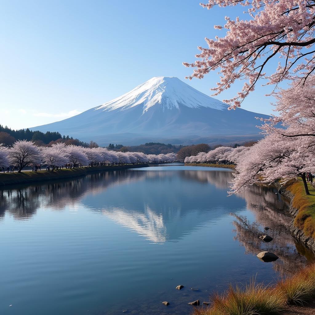 Majestic Mount Fuji view during Japan Tour