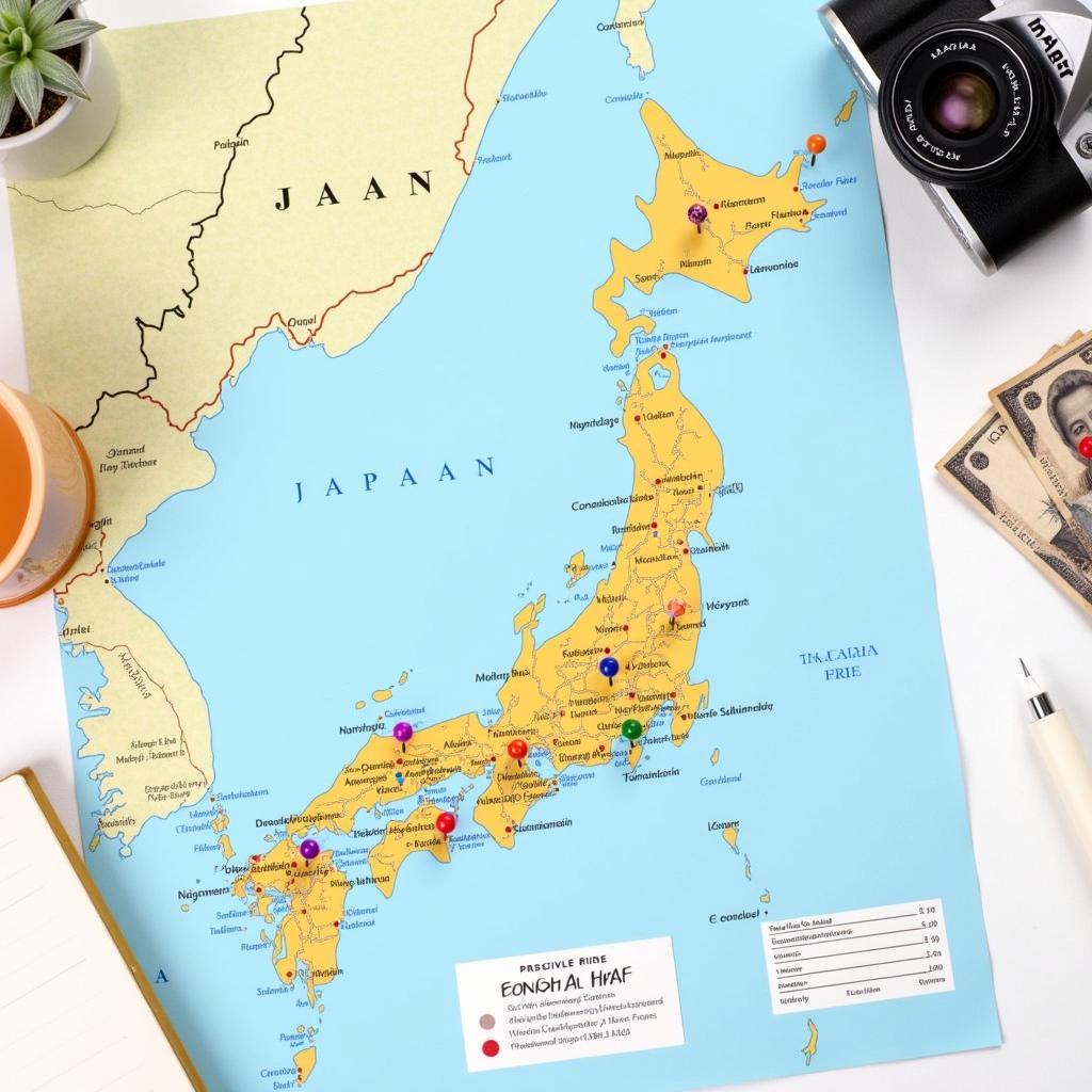 Planning Your Japan Adventure: Itinerary and Map