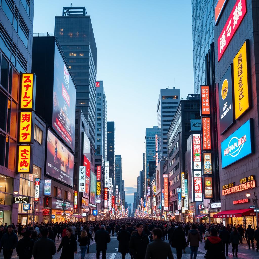 Exploring Tokyo Cityscape on a Japan Travel Tour