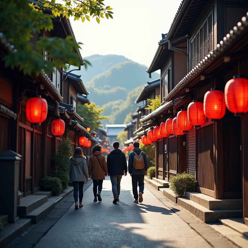 Exploring the serene streets of Kyoto on The XX Tour