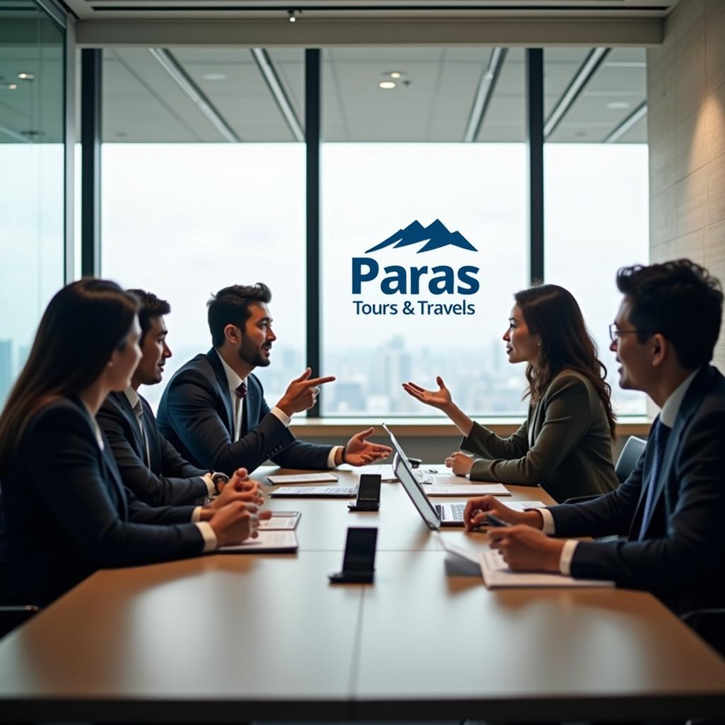 Successful Japanese Business Meeting facilitated by Paras Tours