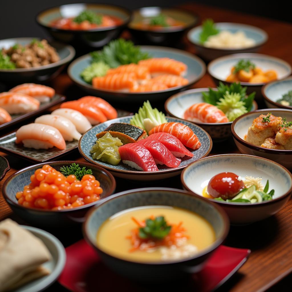 Variety of Japanese Cuisine