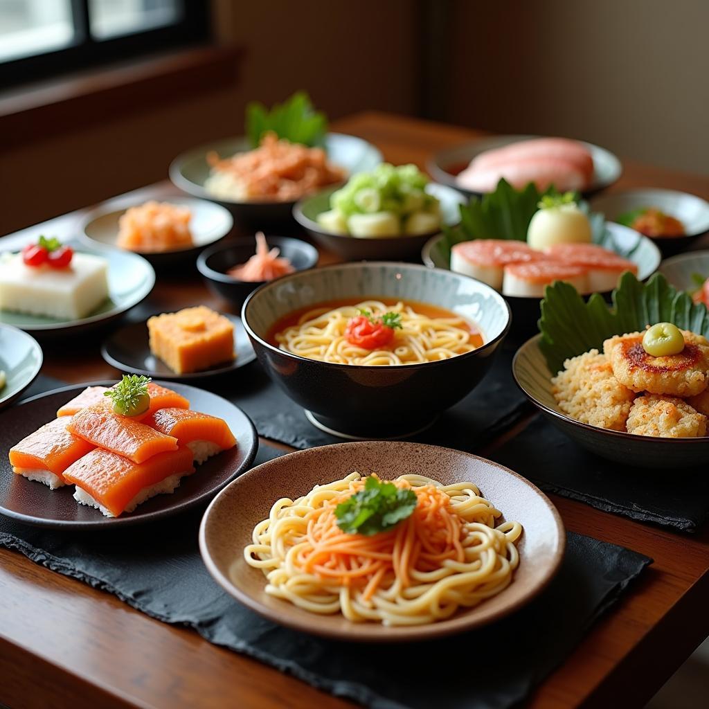 Delicious Japanese Food: Sushi, Ramen and Tempura