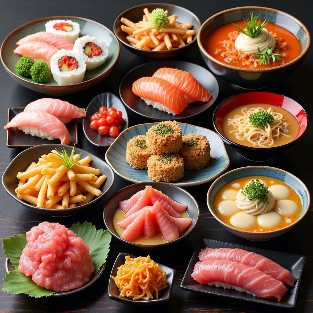 Japanese Culinary Delights: Explore the rich and diverse flavors of Japanese cuisine.